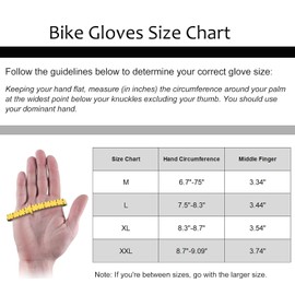 CXWXC Cycling Gloves Men's Windproof Touchscreen Cycling Gloves Waterproof Winter Women Thermal Fleece Road Bike Non-Slip Port Gloves for Running, Hiking, Driving