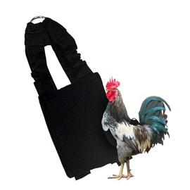 Hen Saver Chicken Harness and Duck Harness, Comfy Chicken Vest for Safe Walks, Durable Chicken and Pet Duck Accessories, Adjustable Bird Harness, Universal Size, Black - Hen Saver Store
