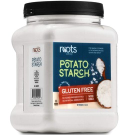 Roots Circle Roots Circle Gluten-Free Potato Starch | 1 Pack of 21oz Jar | No Preservatives or Artificial Ingredients | Kosher for Passover Thickener for Soups Stews, Gravies & Sauces