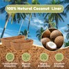 4 Pcs 24" Trough Coco Liner for Planter, 100% Natural