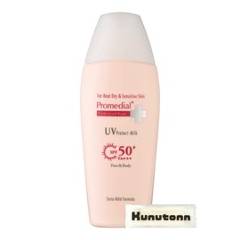 Promedial UV Protection, Dry Skin, Sensitive Skin, Sunburn Protection, Milk, 2.8 oz (80 g), Includes Kunutonn Original Logo H Towel