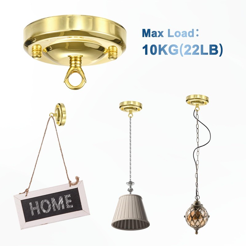 M METERXITY 1-Pack Light Canopy Kit, 4.3" Ceiling Light Cover