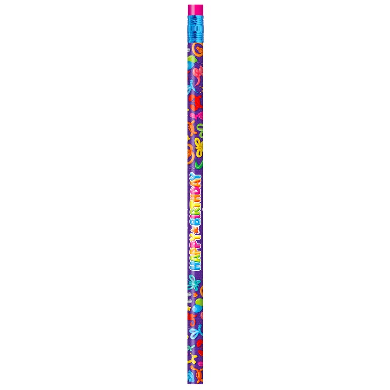 Happy Birthday Pencils Classpack 250 Count Featuring 10 Unique Designs
