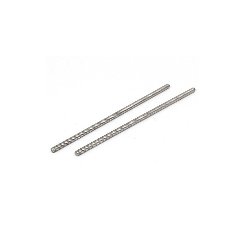 Sourcingmap M4 x 120mm 304 Stainless Steel Fully Threaded Rod