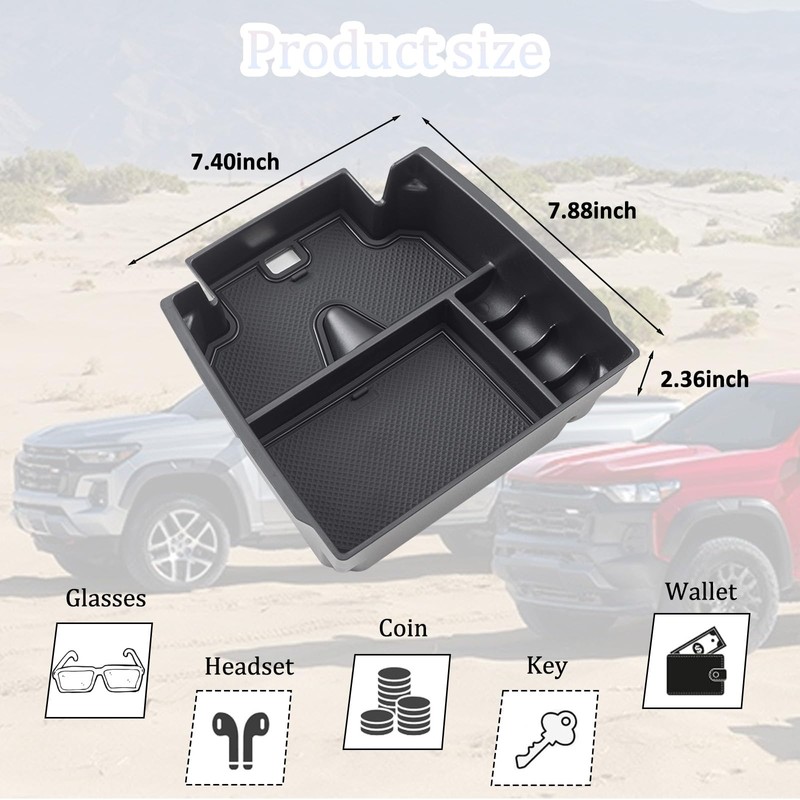 JDMCAR Center Console Organizer Compatible with 2023 2024 2025 2026