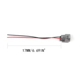 HiSport 4 conectores de inyector de combustible eléctricos de repuesto para Ma-zd-a, Mits-ubis-hi, Niss-an, Sub-aru, To-yo-ta