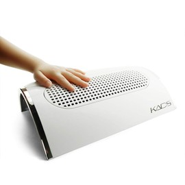 Rolabling Nail Dust Collector Suction Extractor - Powerful Vacuum Cleaner with 3 Fans & 2 Dust Collection Bags for Acrylic Nail Salon