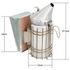 Blisstime Bee Hive Bee Smoker Stainless Steel with Heat Shield