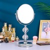 Hanjue Makeup Mirror, 360 Degree Swivel Vanity Mirror, Crystal Cosmetic