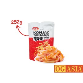 Weilong Shuang - Sharp, Gluten-Free Konjac Snack - Chinese Snack with Fiery Aroma - OG ASIA - 252 g