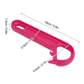 Pull Can Opener, Easy Open Tin Opener with Ergonomic Handle, Ideal for Elderly and Weak Hands, Unique Choice for Grandparents, Easy Storage Hanging Hole (Purple)