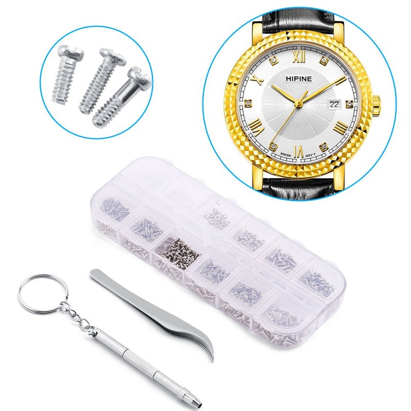 Alvinlite Sunglasses Repair Kit, Small Stainless Steel Screws Nuts Assortment