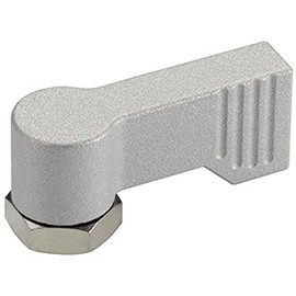 HALDER 24101.0231 Twist Latch, Silver, d1=17 mm