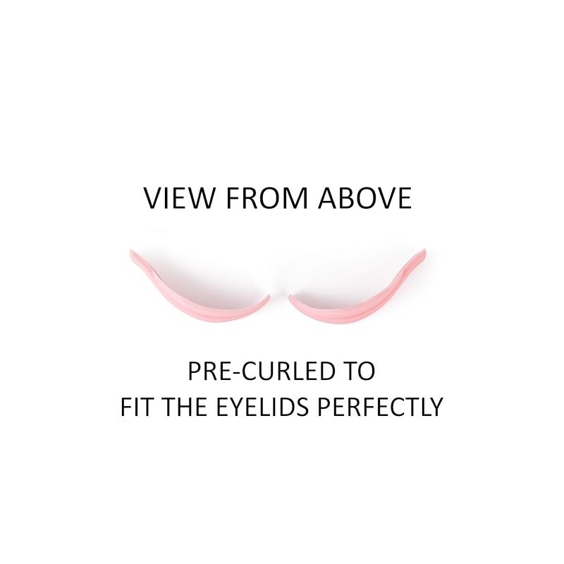 Glueless Lash Lifting Shields Curlers Pads Glueless eyelid shaped Vegan