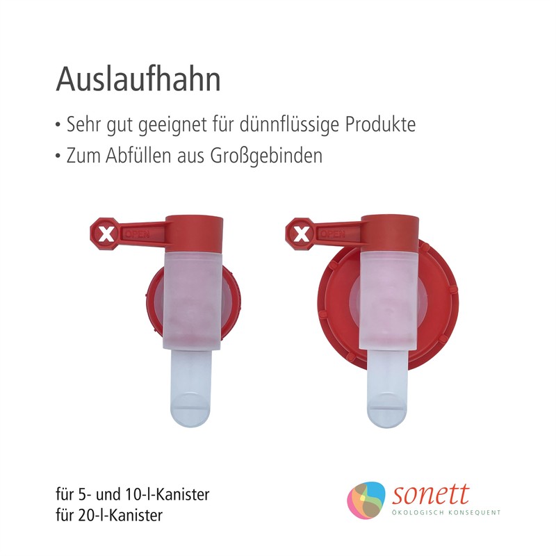 Sonett SN7018 Soap Container Pump (Faucet) 6.6 gal (20 L)