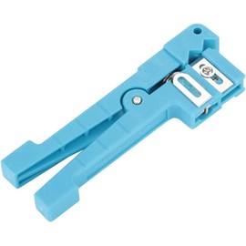 CHB Blue Cable Peg Stripper Adjustable Blade Cutter Fibre Optic Coax Cat5 Cat6 UTP Power CATV Optical Fiber Blade Slitter Wire Jacket Hand Cutting Tool