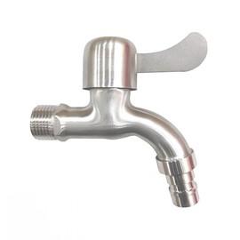 Washing Machine Faucet, Faucet Outdoor /2" Water Faucet, Single Cold Tap Scratch Resistant Wall Mounted Water Faucet for Bathroom