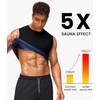 Junlan Sauna Shirt for Men - Waist Trainer Sweat Vest
