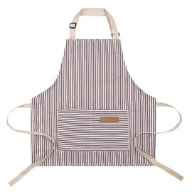 Kids Apron with Pocket,Adjustable Children's Waterproof Cooking Apron,kids Kitchen Bib Aprons for Cooking Baking Painting (Grey)
