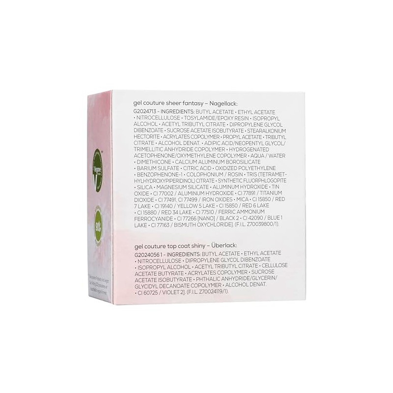 Essie Gel Couture Clean Girl Set (No. 00 Top Coat,
