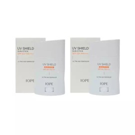 IOPE 아이오페 UV 쉴드 선스틱 20g SPF50+/PA++++ (1개+1개)2입 특별행사 Iope UV Shield Sunscreen Stick 20g SPF50+/PA++++ (1+1) Special Promotion