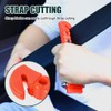 QZTYTY 2PCS Car Safety Hammer Set, Window Breaker Seatbelt Cutter,