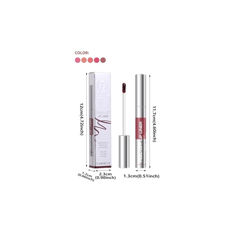 Erinde Tinte de Labios Peel off, Delineador de Labios Peel