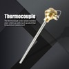 K Type Stainless Steel Probe Thermocouple Temperature Sensor 0-1300℃ (300mm)