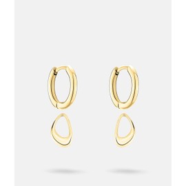 Liebeskind Berlin Creole Earrings 2.0 cm Stainless Steel, Stainless Steel, No Gemstone