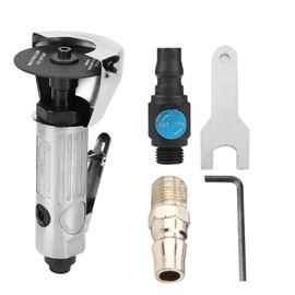 QANYEGN 3in Air Cut Off Tool, Angle Grinder Pneumatic Cutting Machine, Adjustable Round High Speed Air Cutter for Metals, Plastics