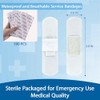 200 vendas adhesivas de poliuretano transparentes y transparentes impermeables para