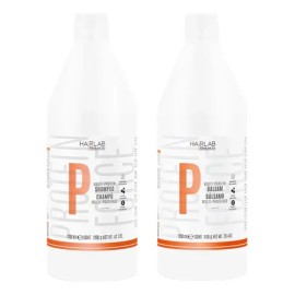 Salerm Kit Shampoo Proteínas Y Bálsamo Acondicionador 1l C/u