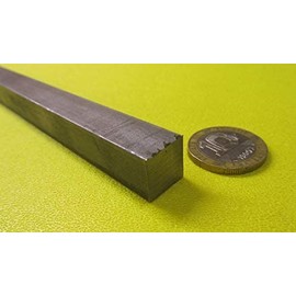 4140 Alloy Steel Square Bar .500" Thickness x .500" Width x 3 Ft. Length, 1 Pc.