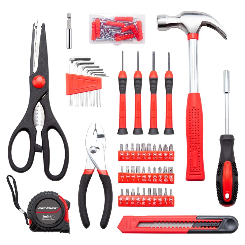 CARTMAN 126-Piece Home Tool Set Kit, Basic Household Hand Tools