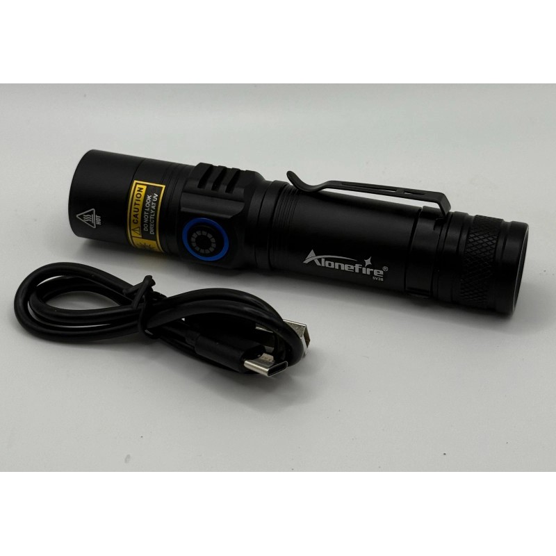Quittie Outfitters 365nm uv flashlight rechargeable usb c