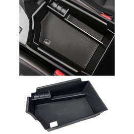 Vesul Center Console Armrest Storage Box Compatible with Infiniti QX50 2019-2023/QX55 2022-2023 ABS Tray Insert Organizer Glove Pallet