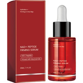 NAD+ Peptide Firming Serum for Face and Neck, Anti-Aging Serum with NAD Peptide, Wrinkle Appearance, Elasticity and Pore Care (1PC, 30ml)