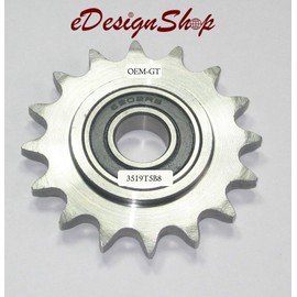 ROLLER CHAIN SPROCKET IDLER 19 TOOTH #35 CHAIN 5/8" BORE. HEAVY DUTY.