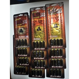 STACKER TWO BLACK JAX ENERGY 12 4ct Convenience Store Blister Packs = 48 Pills Wholesale