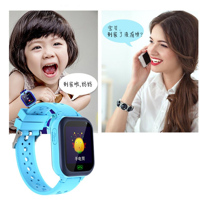 Children Intelligent Voice Watch IP67 Waterproof Tracker Touch Screen Kids