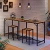 YATINEY 70.9" Bar Table and Chairs Set, Dining Table and
