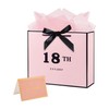 18th Birthday Gift Bag 12.6× 4.3× 10.6 Inches Large Birthday