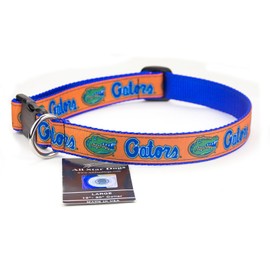 All Star Dogs Florida Gators Ribbon Dog Collar - Large