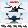 VAZESWIN Aluminum Alloy Rainproof Foldable Motorcycle Mirrors with M8 M10
