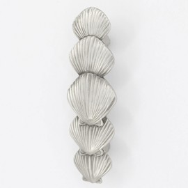 Costello Coastal - Seashell Cabinet Pull (Vertical) - Artist Collection Pewter Hardware