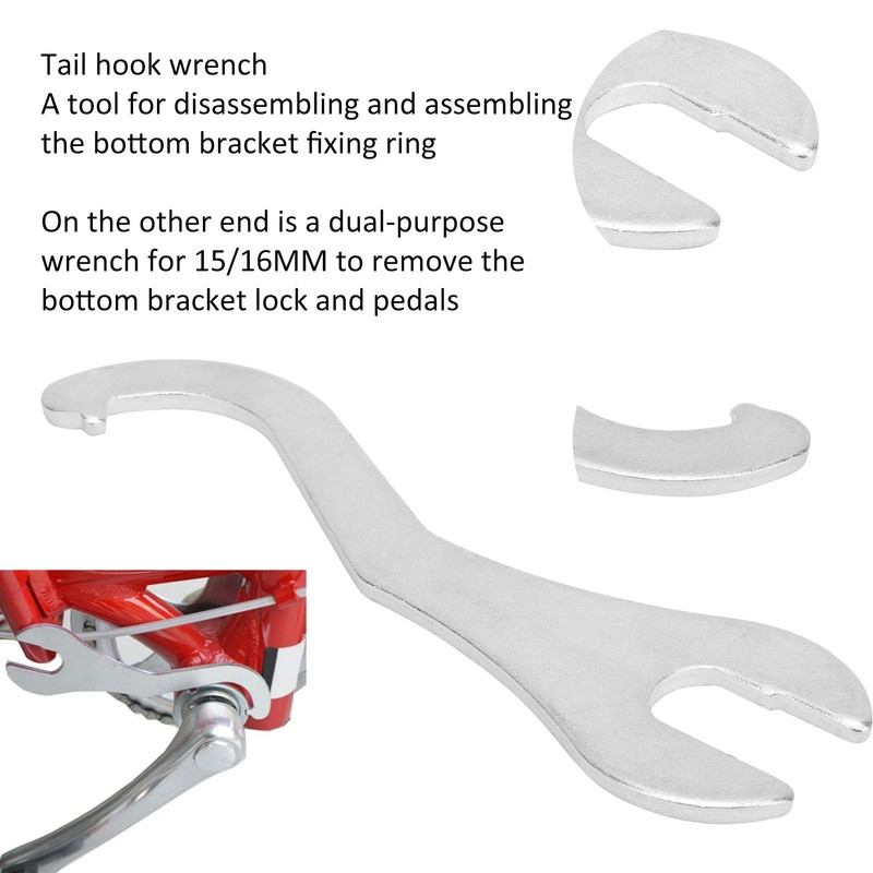 VGEBY Bicycle Repair Key, Bicycle Lock Ring Remover Bottom Bracket