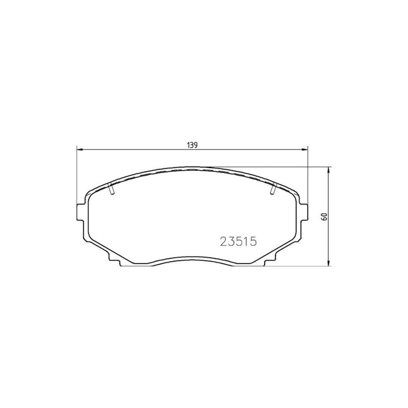 BREMBO Balatas Delanteras Cerámicas Compatible con FORD EDGE de 2007