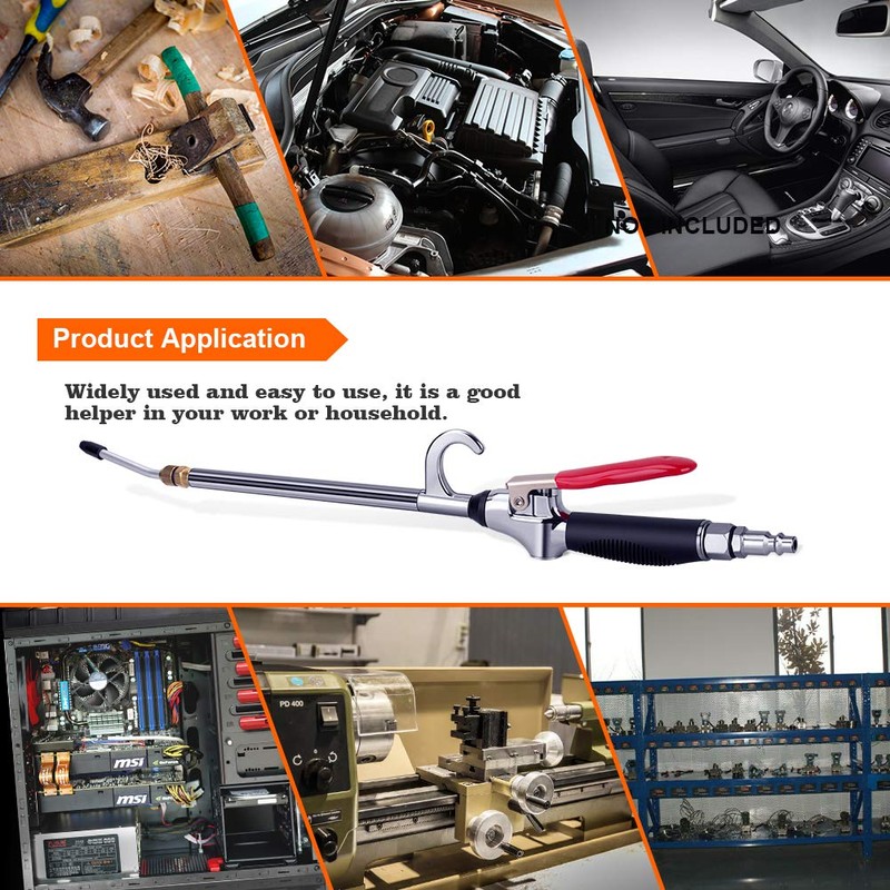High Volume Powerful Air Blow Gun with Extensible Air Flow