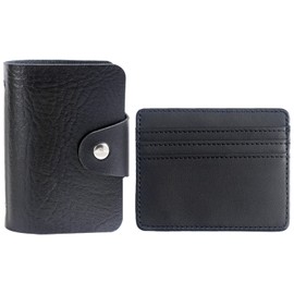 BDSHUNBF Credit Card Holder, RFID Card Holder, Credit Card Holder RFID Blocking, Debit Card Wallet ID Bank Card Case, Anti Scan Bank Card Holder, Build in 24 Card Slot and 3 Card Slots 1 Pockets