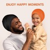 Fittia Silk Satin Bonnet for Kids, Silk Sleep Cap for